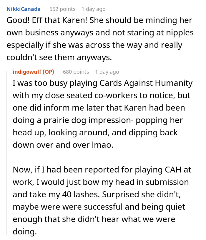 "Karen Complains To HR About My Body, I Uno-Reverse Her Complaint, [And Now] Everyone Hates Her"