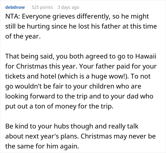 Wife Leaves To Hawaii Without Her Husband Who Wanted To Stay With His Widow Mom, Asks If She's A Jerk Wife Leaves To Hawaii Without Her Husband Who Wanted To Stay With His Widow Mom, Asks If She's A Jerk