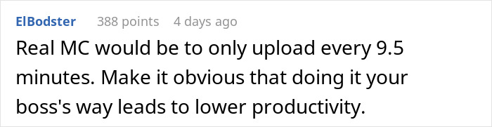 Efficient Employee Learns Boss Expects Him To Do 3 Times More Work Than His Colleagues, Finds A Genius Way To Simulate Working All Day Efficient Employee Learns Boss Expects Him To Do 3 Times More Work Than His Colleagues, Finds A Genius Way To Simulate Working All Day