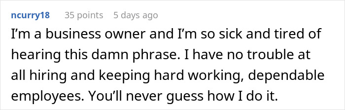 Woman Gets Put In Her Place When She Complains About How Nobody Wants To Work When She Just Said She Doesn’t Have A Job Woman Gets Put In Her Place When She Complains About How Nobody Wants To Work When She Just Said She Doesn’t Have A Job