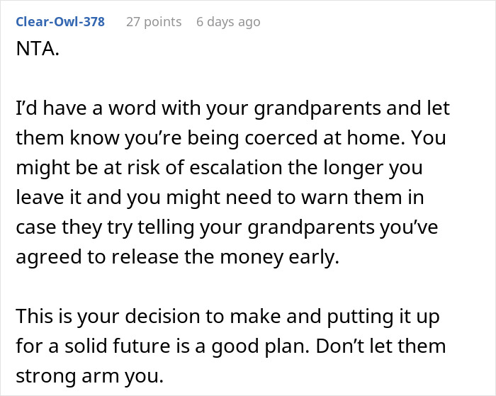 Parents Furious Their 16 Y.O. Straight Up Refuses To Divide Up His Late Aunt’s Inheritance With 4 Other Siblings Parents Furious Their 16 Y.O. Straight Up Refuses To Divide Up His Late Aunt’s Inheritance With 4 Other Siblings