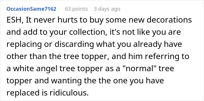 Husband Thinks It’s Unfair Their Christmas Decorations Only Represent Black People, But Wife Refuses To Replace Them Husband Thinks It’s Unfair Their Christmas Decorations Only Represent Black People, But Wife Refuses To Replace Them