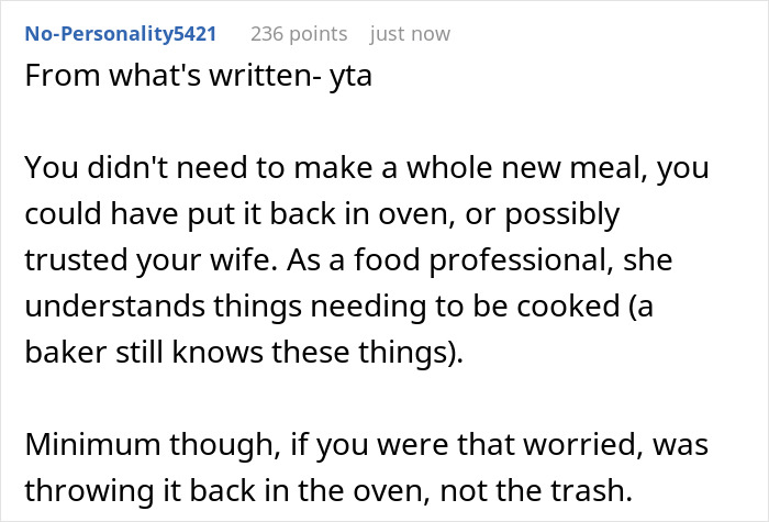 Dad Gets Bashed Online For Refusing To Serve Wife&rsquo;s Undercooked Chicken To Kids