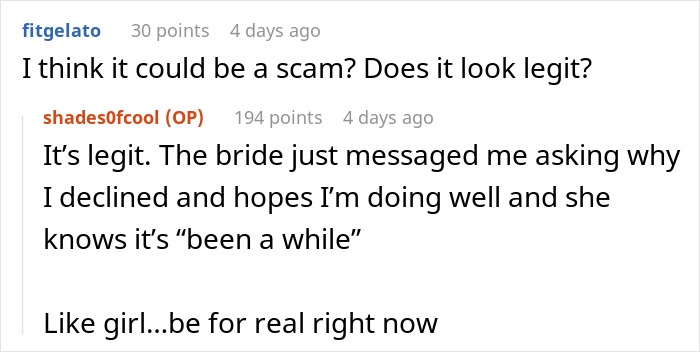 &ldquo;Bride Invites Me To Wedding And Expects Me To Pay For Venue&rdquo;: Woman Shares How She Got A Wedding Invitation That Came With A $550 Fee