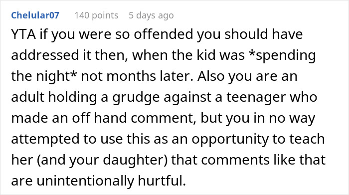 &ldquo;Am I A Jerk For Banishing My Teenage Daughter&rsquo;s Friend From Our House Because She Made Fun Of My Weight?&rdquo;