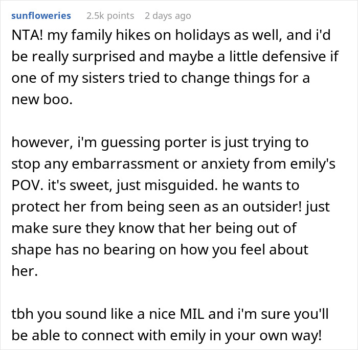 Mom Refuses To Cancel Family Christmas Hike For Son&rsquo;s &ldquo;Out Of Shape&rdquo; Girlfriend