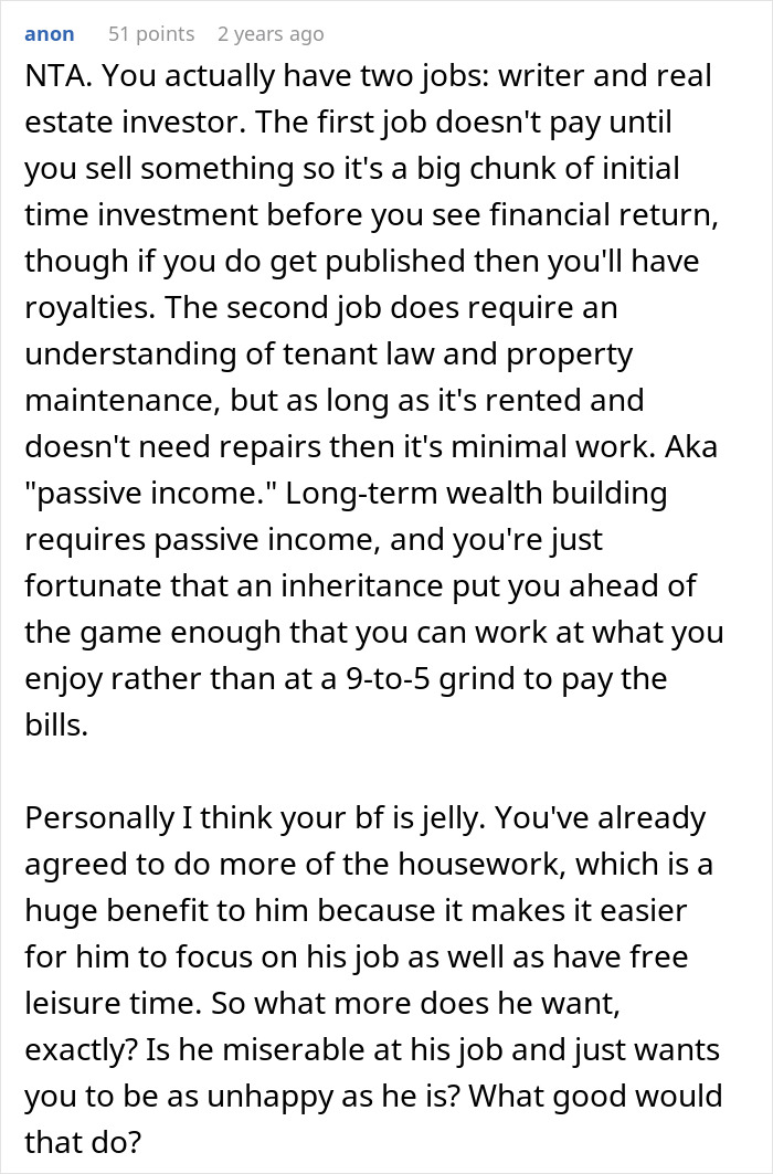 Writer Asks Whether She&rsquo;s Being &ldquo;Unreasonable&rdquo; For Refusing To Find A Different Job To Fit Her Boyfriend&rsquo;s Expectations