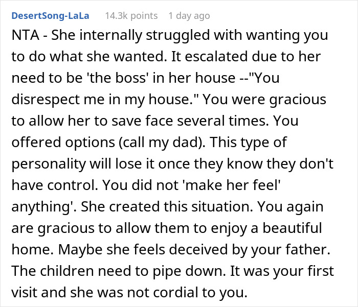 “She Was Shocked”: Woman’s Stepmom Tries To Kick Her Out, Not Knowing The Stepdaughter Actually Owns The House “She Was Shocked”: Woman’s Stepmom Tries To Kick Her Out, Not Knowing The Stepdaughter Actually Owns The House