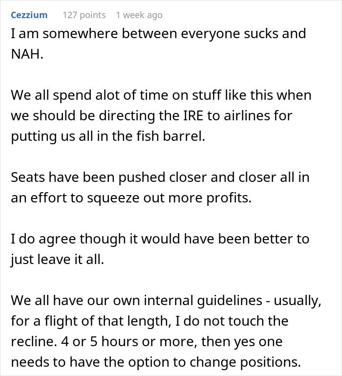 Man Confronts "Giant" 6'8" Man After He Stopped Him From Reclining His Seat On A Plane