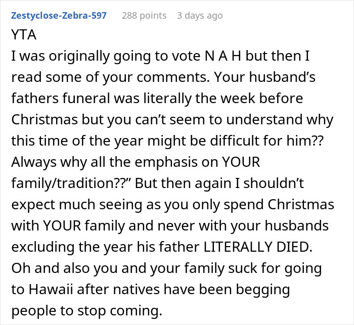 Wife Leaves To Hawaii Without Her Husband Who Wanted To Stay With His Widow Mom, Asks If She's A Jerk Wife Leaves To Hawaii Without Her Husband Who Wanted To Stay With His Widow Mom, Asks If She's A Jerk