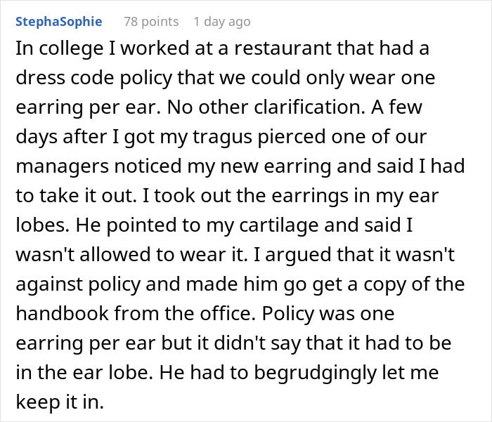 Restaurant Employee Alters Uniform To Comply With The Dress Code And Teach Her Misogynistic Manager A Lesson