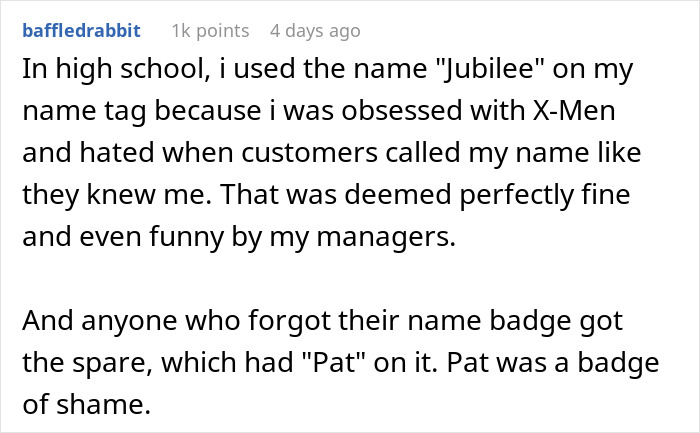 Boss Thinks Employee&rsquo;s Name Tag Isn&rsquo;t His Real Name, Tries To Punish Him For It