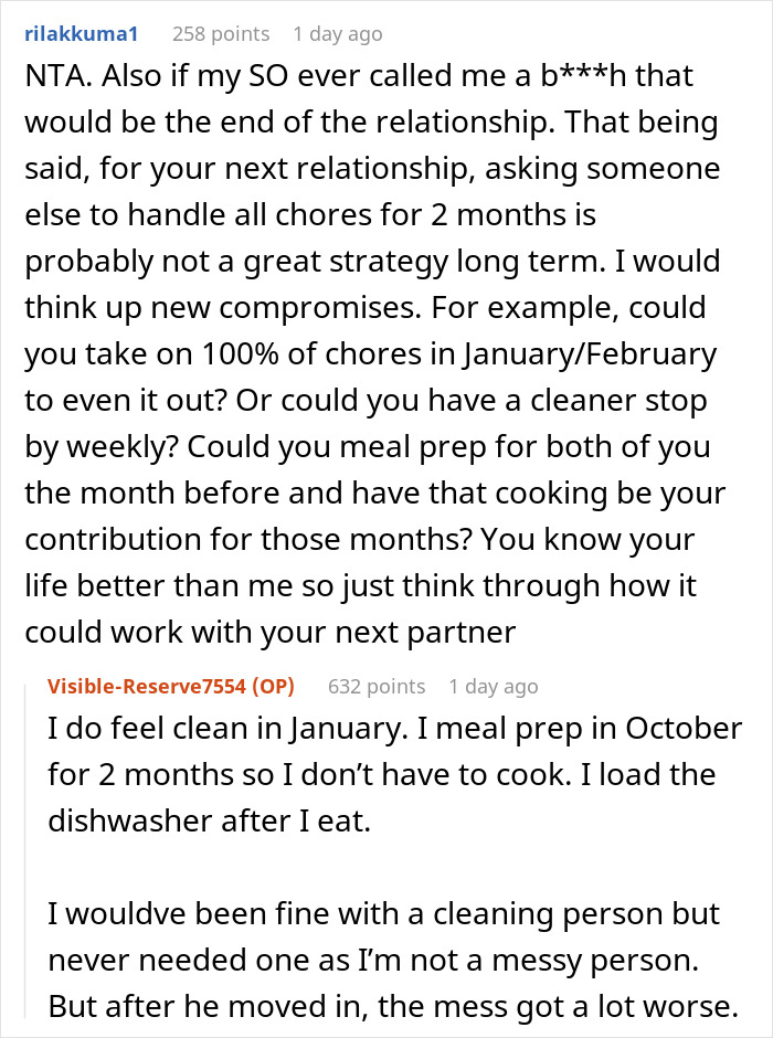 30 Y.O. Woman Asked To &lsquo;Grow Up&rsquo; By Her Boyfriend For Not Doing Any Chores After Warning Him In Advance She Won&rsquo;t Be Able To