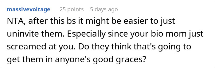 Bride Bans Polyamorous Parents' Throuple Partner From Her Wedding And Asks Folks Online If She's The Bad Guy