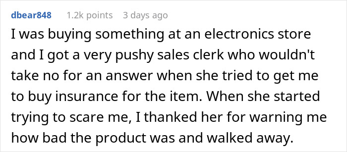 Sales Guy Tries To Upsell Binoculars With Insurance, Says The Client Shouldn&rsquo;t Buy Them Without It, Client Maliciously Complies