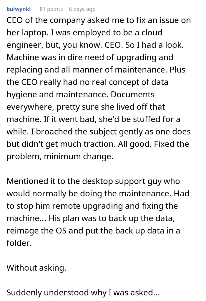 &ldquo;We Miss Dave&rdquo;: What Starts As Malicious Compliance Ends Up As A &ldquo;Shrine&rdquo; For An Ill Coworker That&rsquo;s On Sick Leave