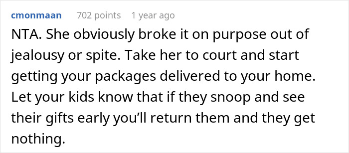 "[Am I The Jerk] For Demanding My SIL Pay Me Back For A Christmas Gift That She Destroyed That Was For My Kids And Shouldn't Have Been Touched?"