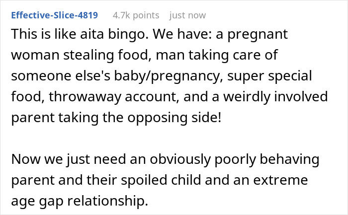 Man Is Fed Up With His Girlfriend’s Cravings While She Is Being A Surrogate For His Sister, Asks Her To Pay For His Meal She Ate