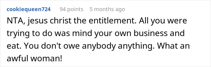 Woman Continues To Enjoy Her Ice Cream In Peace As Entitled Mother Yells Profanities At Her For Not Sharing The Treat With Crying Toddler