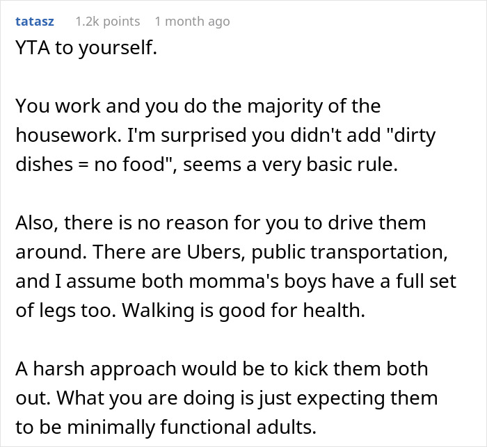 Entitled Husband And His Brother Think His Wife Complains Too Much Because She&rsquo;s The Only One Responsible For All The Housework, Are Given An Ultimatum