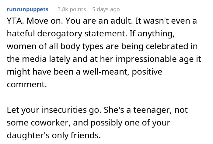 &ldquo;Am I A Jerk For Banishing My Teenage Daughter&rsquo;s Friend From Our House Because She Made Fun Of My Weight?&rdquo;
