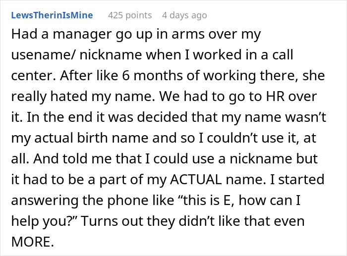Boss Thinks Employee&rsquo;s Name Tag Isn&rsquo;t His Real Name, Tries To Punish Him For It