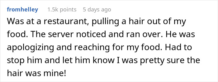 Woman Is Sick And Tired Of Her Boss Blaming Her For The Hair In Customers&rsquo; Food, Dyes Her Hair Blue