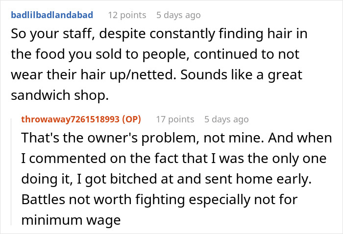 Woman Is Sick And Tired Of Her Boss Blaming Her For The Hair In Customers&rsquo; Food, Dyes Her Hair Blue
