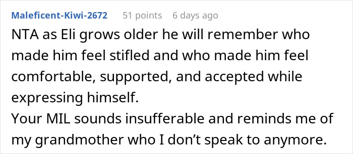 Mom Has The Perfect Response For MIL After She Calls Her Stepson's Eyeshadow Ridiculous, Drama Ensues