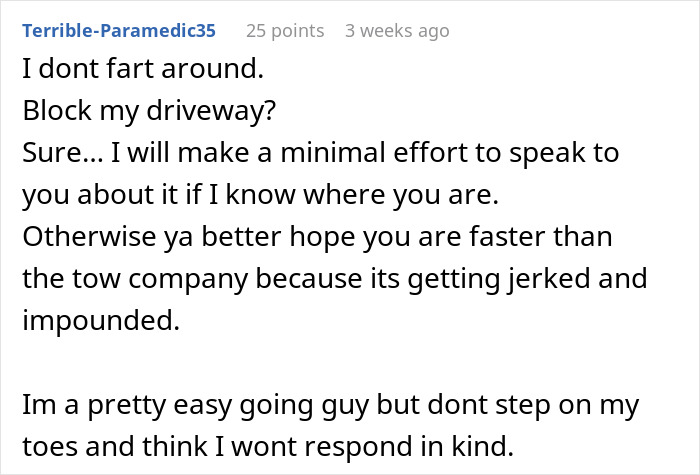 "They Begged Her To Move Her Car": Grandma Gets The Perfect Revenge On Couple After They Steal Her Deeded Parking Spot