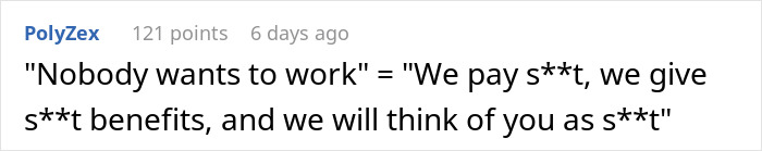 Woman Gets Put In Her Place When She Complains About How Nobody Wants To Work When She Just Said She Doesn’t Have A Job Woman Gets Put In Her Place When She Complains About How Nobody Wants To Work When She Just Said She Doesn’t Have A Job