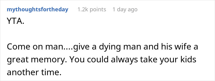 Man Wonders If It's Truly 'Selfish' And 'Heartless' To Ask His Wife To Cancel Her Terminally Ill Father&rsquo;s Trip To Disney With Their Daughters
