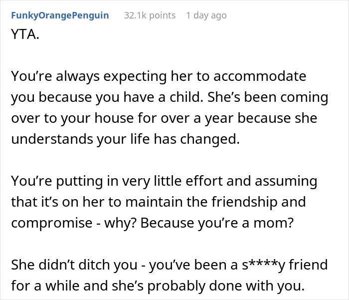 New Mom Expects Some Sympathy After Best Friend "Neglects" Her After She Gives Birth, Gets A Reality Check Instead
