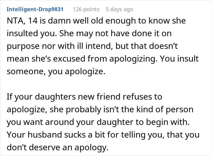 &ldquo;Am I A Jerk For Banishing My Teenage Daughter&rsquo;s Friend From Our House Because She Made Fun Of My Weight?&rdquo;