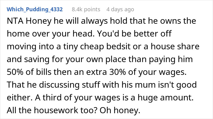 Man Wants To Charge Wife 30% Of Her Salary For Working At Home, Gets Slammed Online