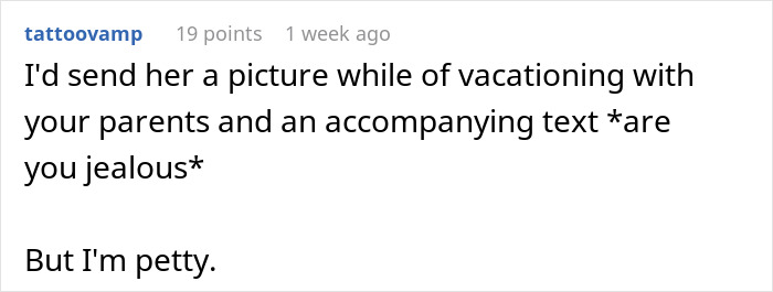 MIL With &ldquo;She Took My Son Away&rdquo; Issues Gets A Taste Of Her Own Medicine After Not Inviting Her Son And DIL On Vacation