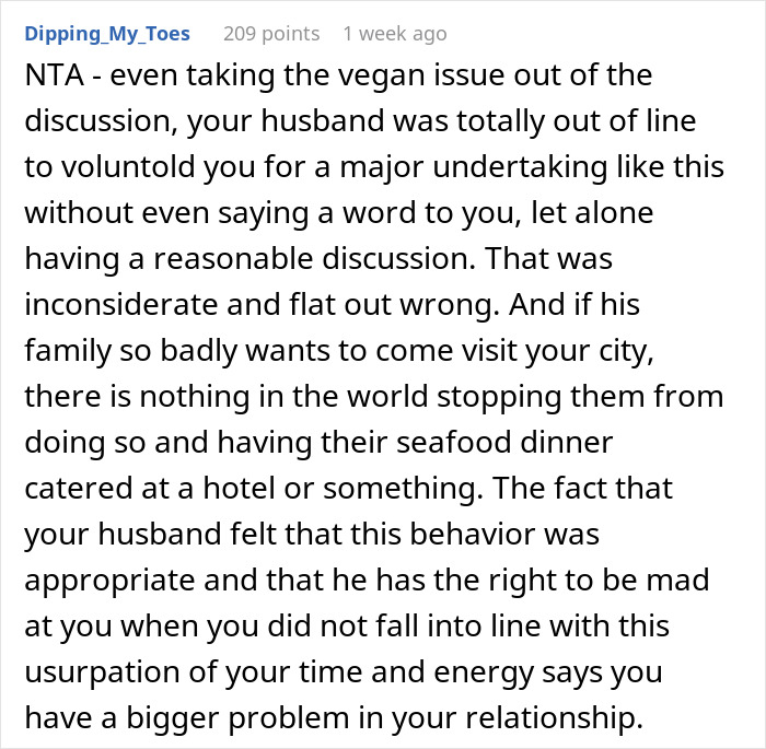 Vegan Woman Wonders "Am I A Jerk For Refusing To Host My In-Laws For Christmas?"