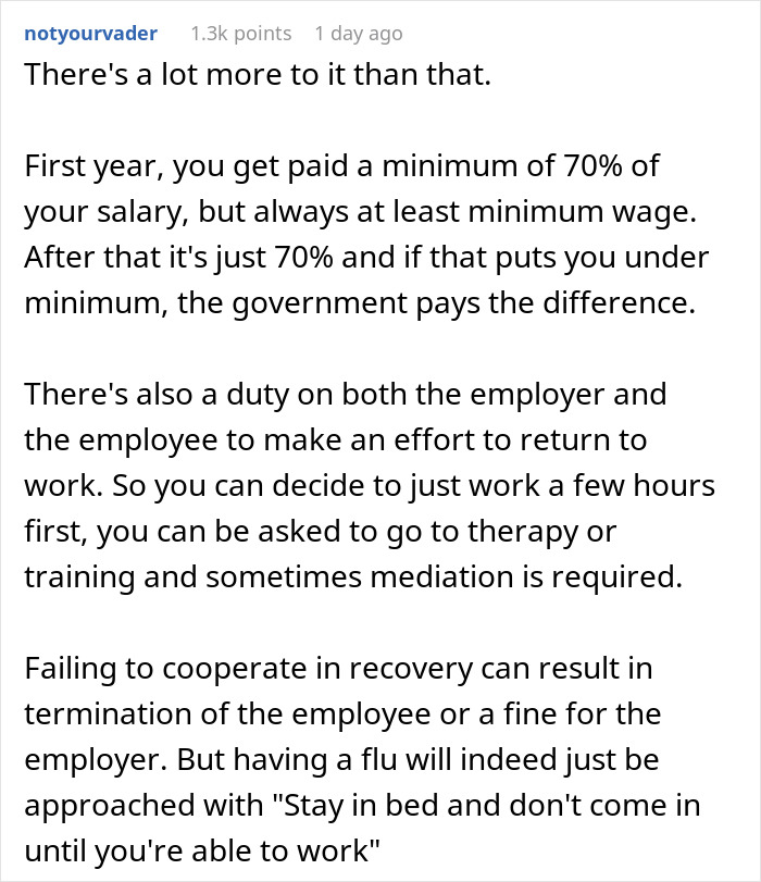 American Woman Discovers That The Netherlands Doesn’t Have The Concept Of “Sick Days” And Creates A Discussion Online American Woman Discovers That The Netherlands Doesn’t Have The Concept Of “Sick Days” And Creates A Discussion Online