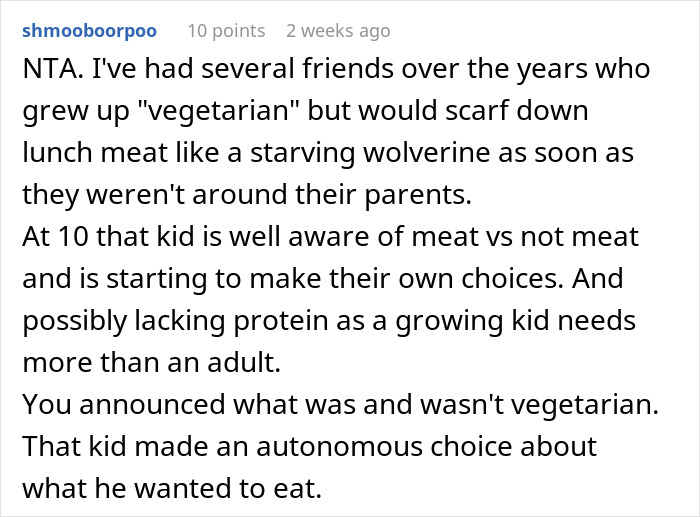 Mom Finds Out Her Vegetarian Son Ate Meat Pie At A Birthday Party, Loses It