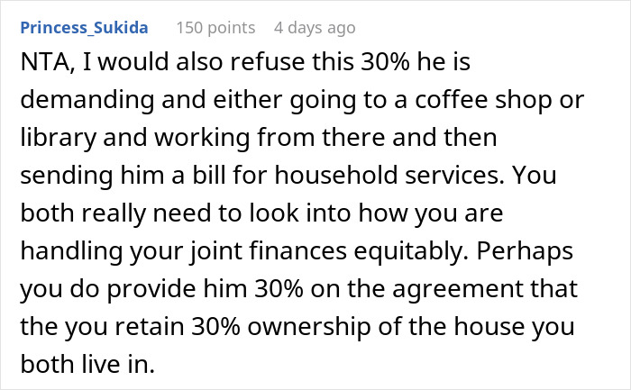 Man Wants To Charge Wife 30% Of Her Salary For Working At Home, Gets Slammed Online