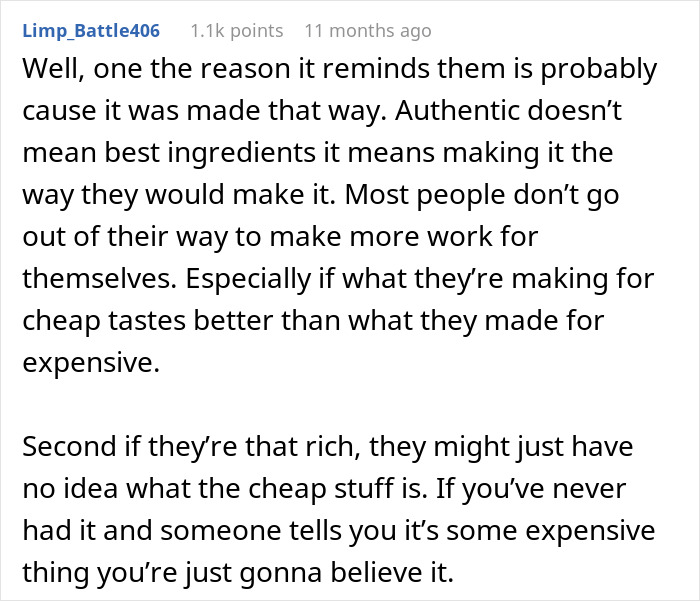"I'm Worried That One Day They Will Find Out": Personal Chef To An Upper-Class Family Confesses About How They Really Cook Their Food