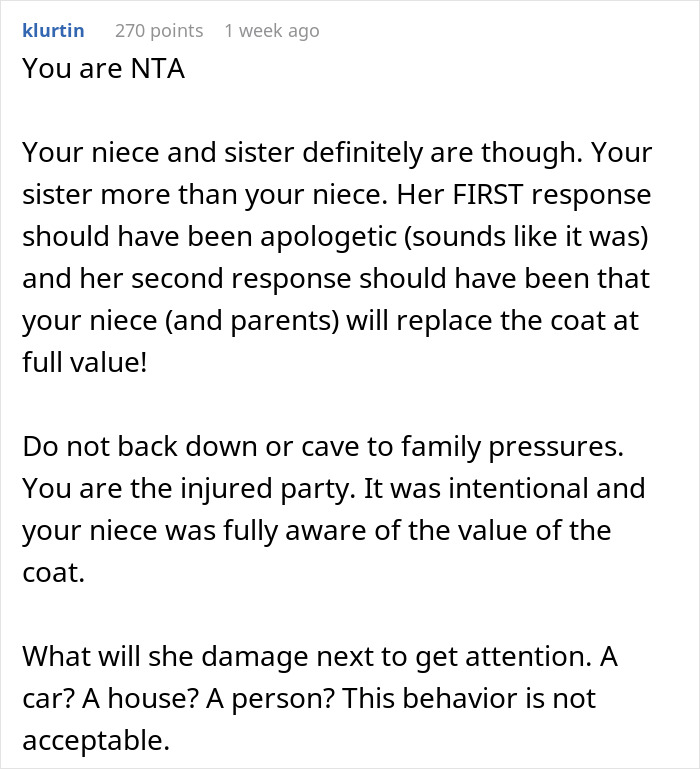 Teen Ruins Aunt's $20k Coat As A "Prank" For Views, She Decides To Sue Teen Ruins Aunt's $20k Coat As A "Prank" For Views, She Decides To Sue