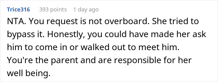 Dad Catches 13 Y.O. Daughter Lying After She Fails To Introduce Her Date, Tells Her To Text Him And Call It Off