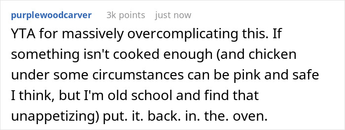 Dad Gets Bashed Online For Refusing To Serve Wife&rsquo;s Undercooked Chicken To Kids