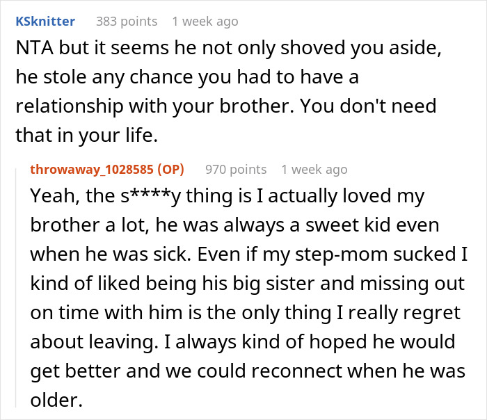 Father Forgot About His Daughter's Existence After Her Half-Brother Got Cancer, More Than A Decade Later Tries To Reconnect With Her, But She Shuts Him Down Father Forgot About His Daughter's Existence After Her Half-Brother Got Cancer, More Than A Decade Later Tries To Reconnect With Her, But She Shuts Him Down
