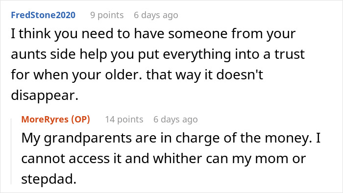 Parents Furious Their 16 Y.O. Straight Up Refuses To Divide Up His Late Aunt’s Inheritance With 4 Other Siblings Parents Furious Their 16 Y.O. Straight Up Refuses To Divide Up His Late Aunt’s Inheritance With 4 Other Siblings