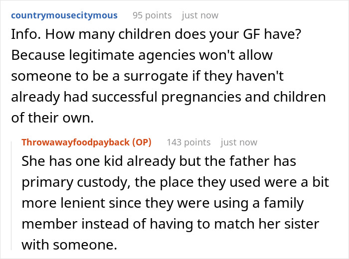 Man Is Fed Up With His Girlfriend’s Cravings While She Is Being A Surrogate For His Sister, Asks Her To Pay For His Meal She Ate