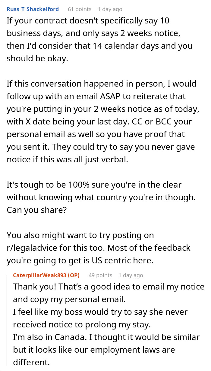 Employee Gets Accused Of Trying To Sabotage The Company By Handing In 2 Weeks’ Notice Right Before The Holidays Employee Gets Accused Of Trying To Sabotage The Company By Handing In 2 Weeks’ Notice Right Before The Holidays
