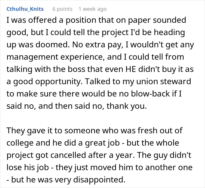 High-Performing Employee Gets Offered A "Lateral Promotion", Learns It Comes With Just A $1 Raise