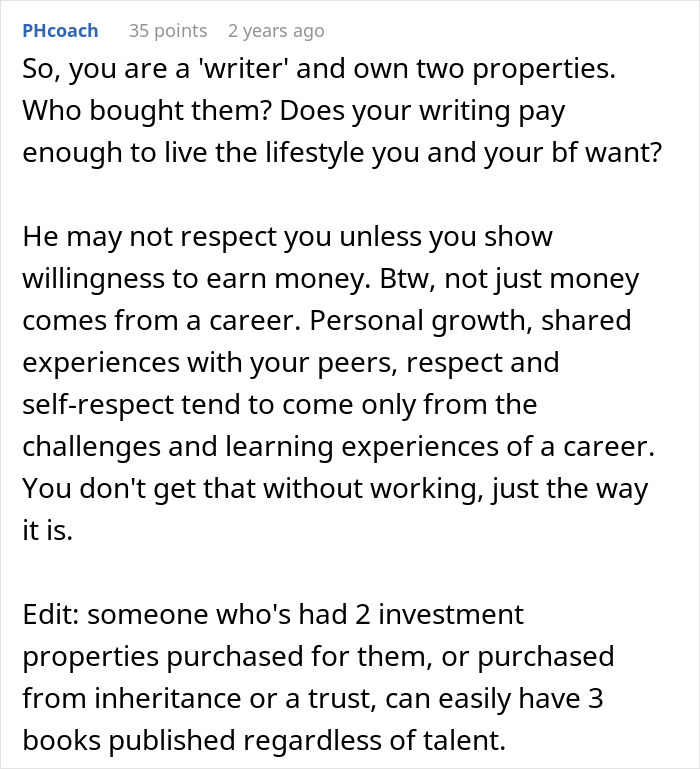 Writer Asks Whether She&rsquo;s Being &ldquo;Unreasonable&rdquo; For Refusing To Find A Different Job To Fit Her Boyfriend&rsquo;s Expectations